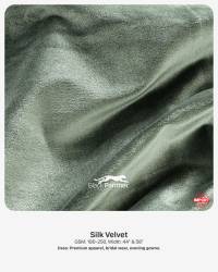 Imported Silk Velvet Fabric 180-250 GSM | 44” & 58” Width | Premium Apparel & Bridal Wear  in Surat